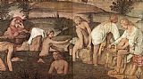 Girls Bathing by Bernardino Luini